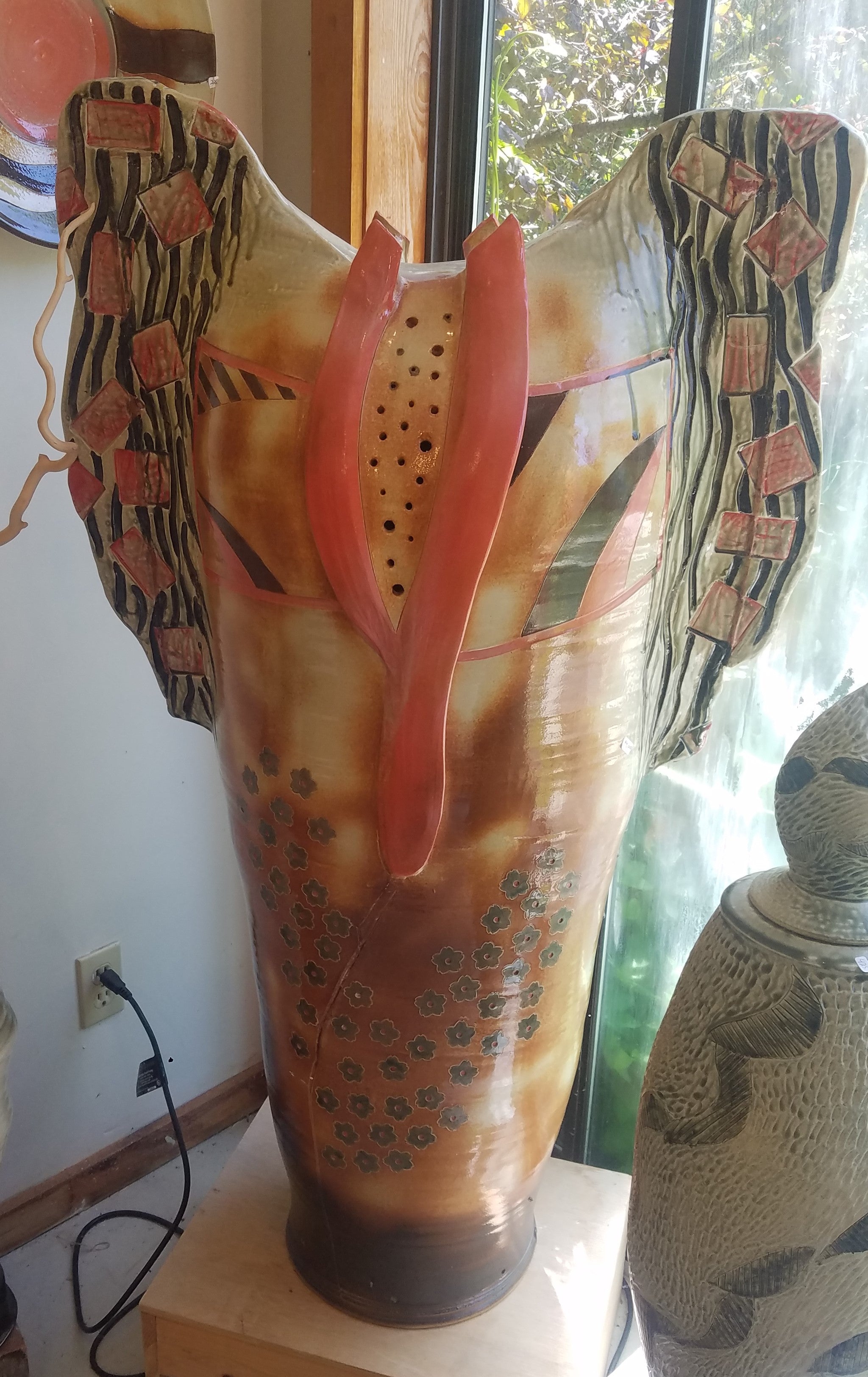 Coral Kimono Vessel