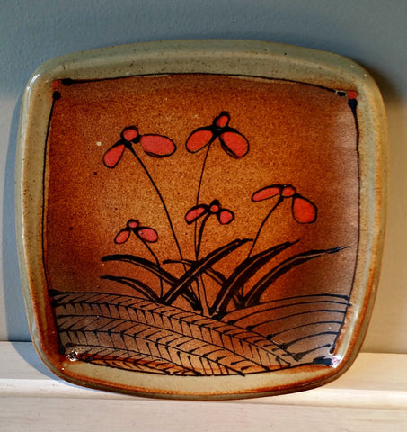 Hand Painted Platter w/ Free Sauce Bowl